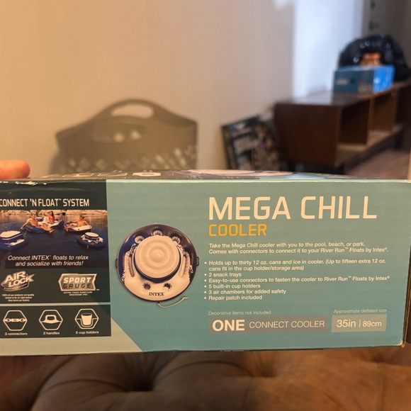 Intex Mega Chill Floating Cooler See Photos For Size Type & Model New - Picture 3 of 6